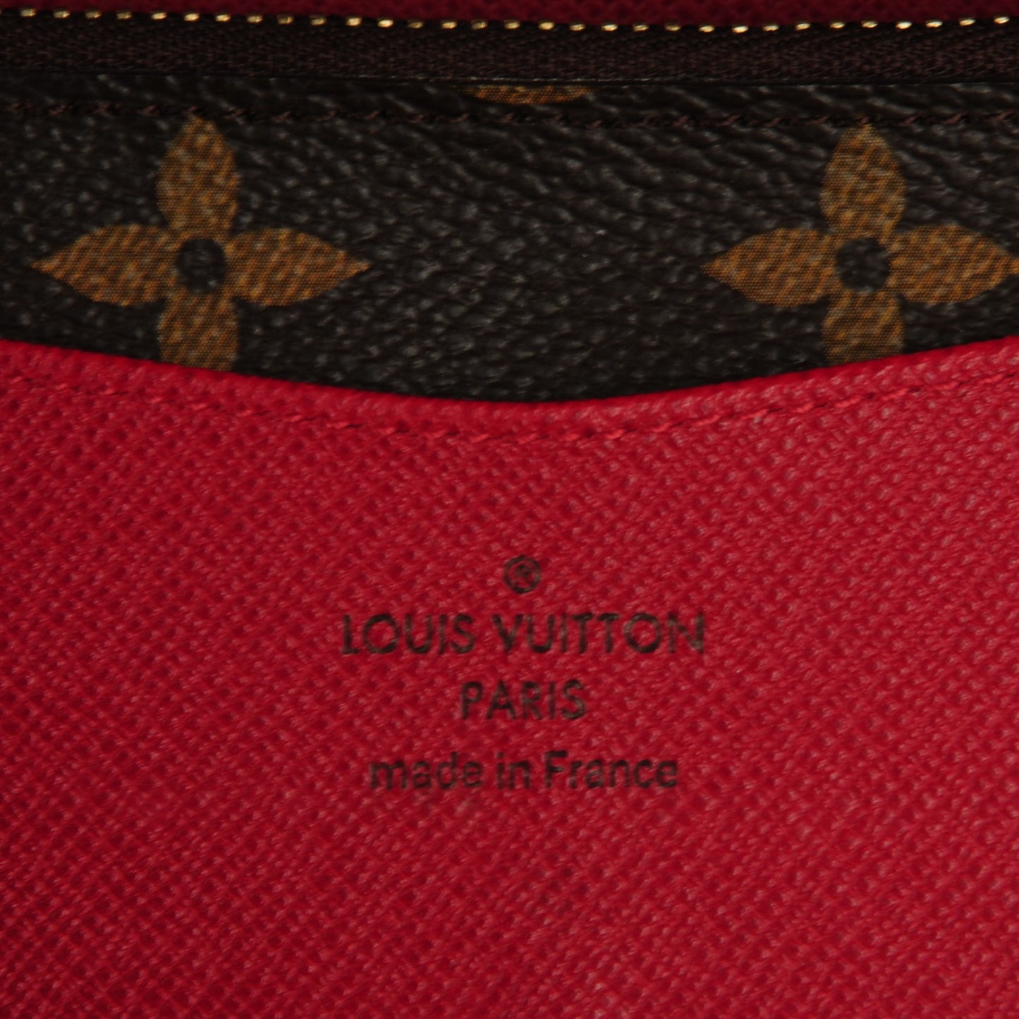 Monogram Josephine Wallet Red