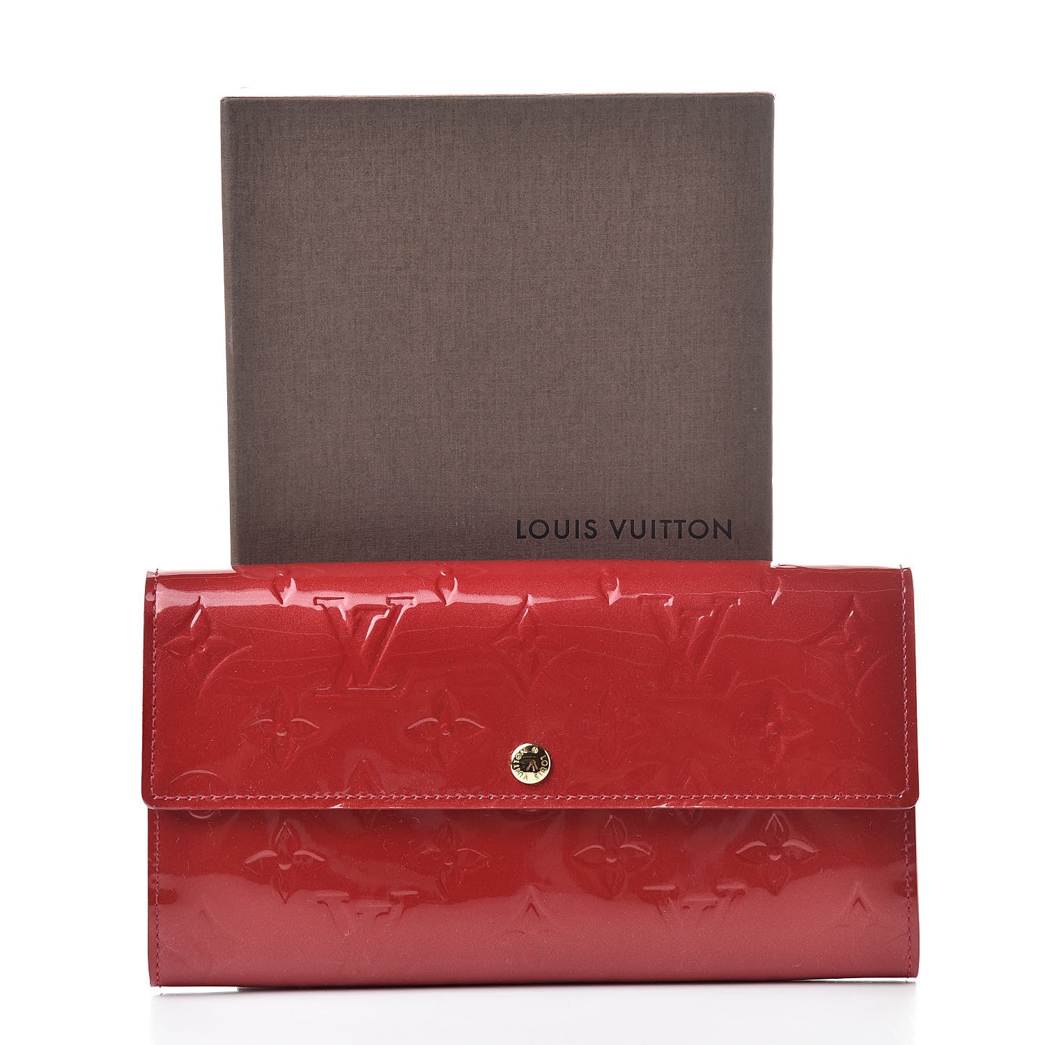 Louis Vuitton Vernis Sarah Wallet Pomme D'Amour 8 of 8