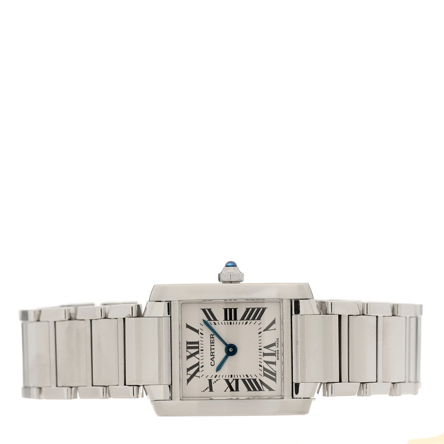 Stainless Steel 20mm Tank Francaise Quartz Watch