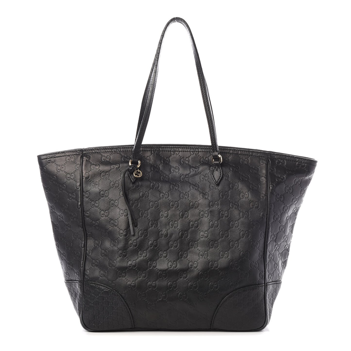 Guccissima Medium Bree Zippered Tote Black