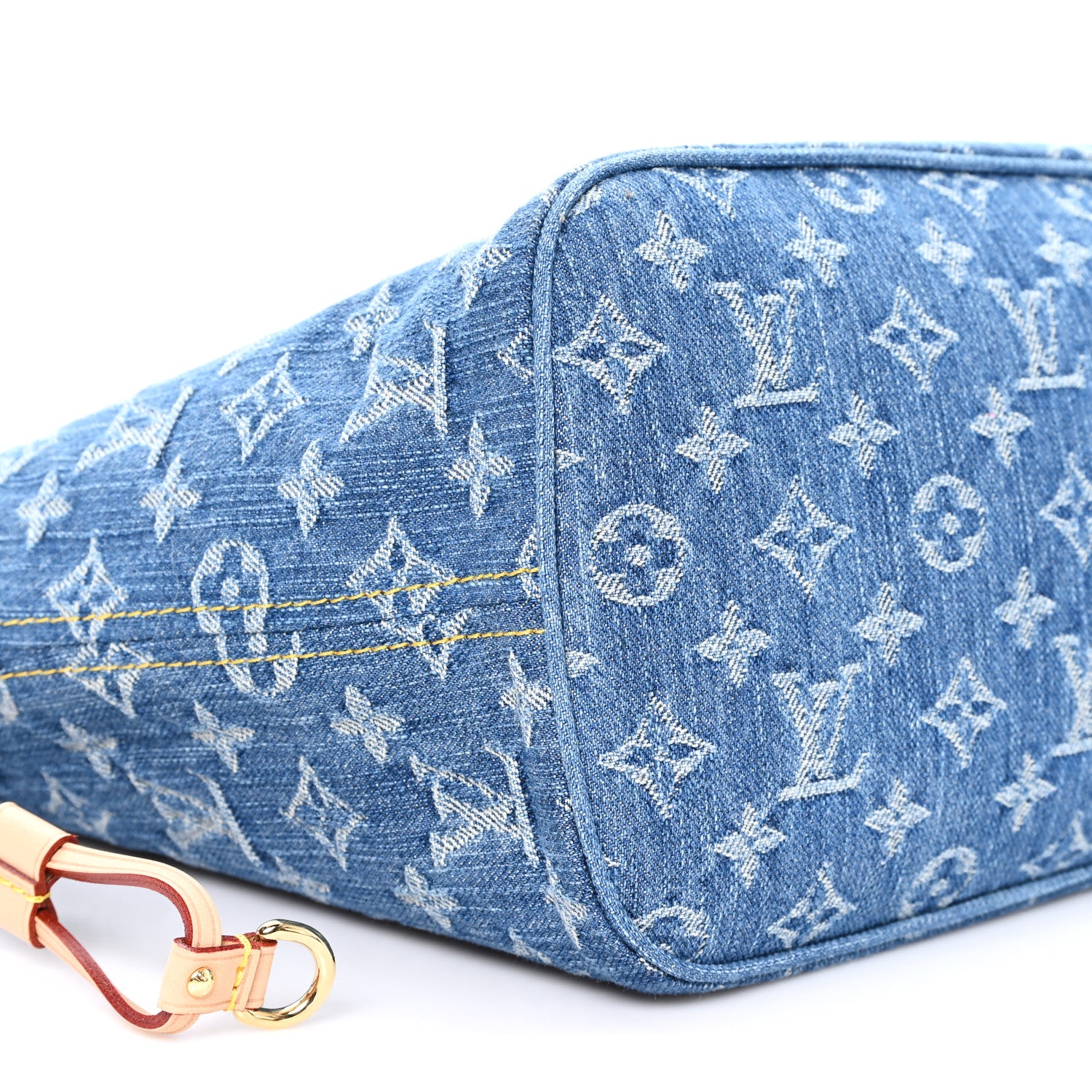 Louis Vuitton Monogram Denim Neo Neverfull MM Blue MM Blue 9 of 10