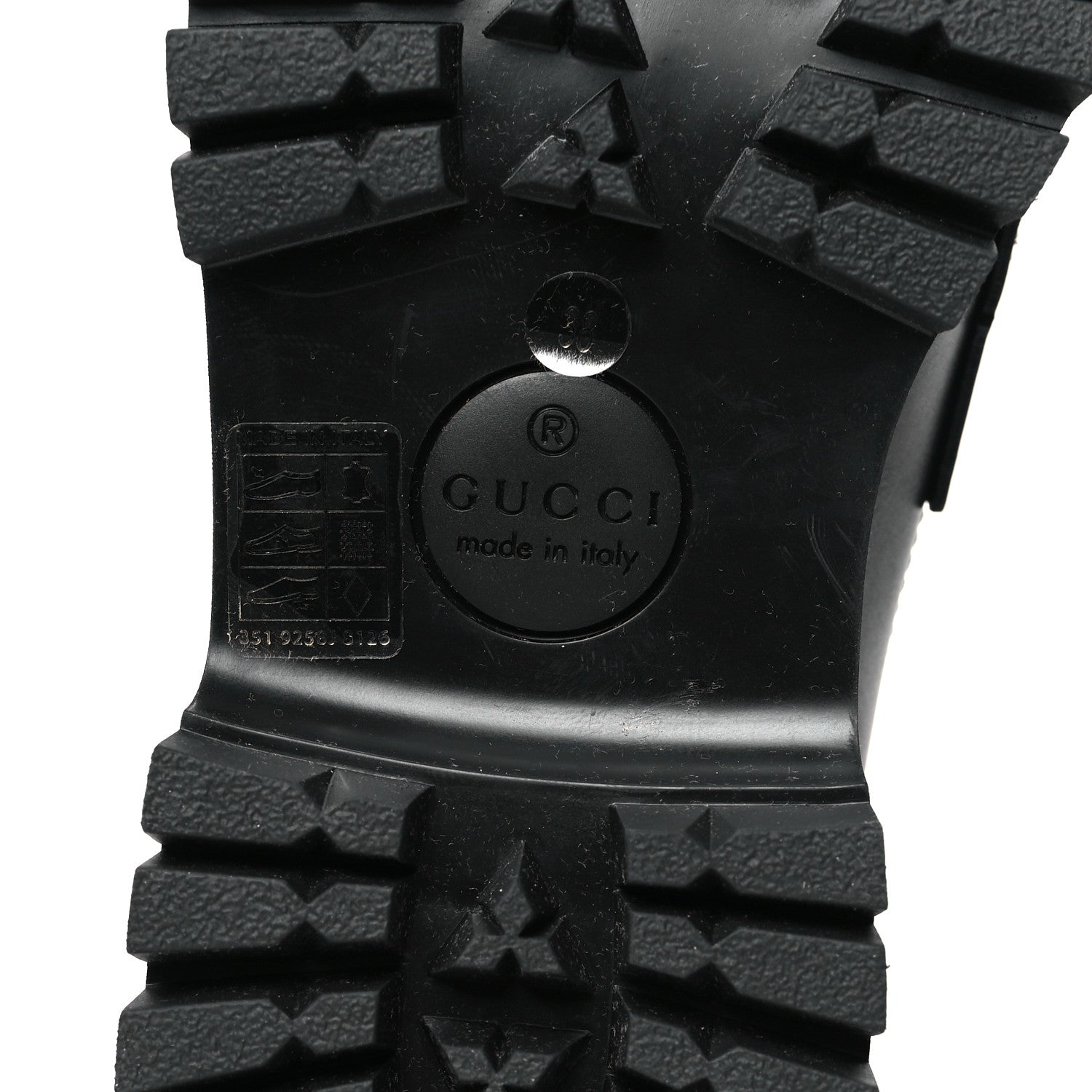 Gucci Betis Glamour Calfskin Womens Horsebit Loafers 38 Black 7 of 10