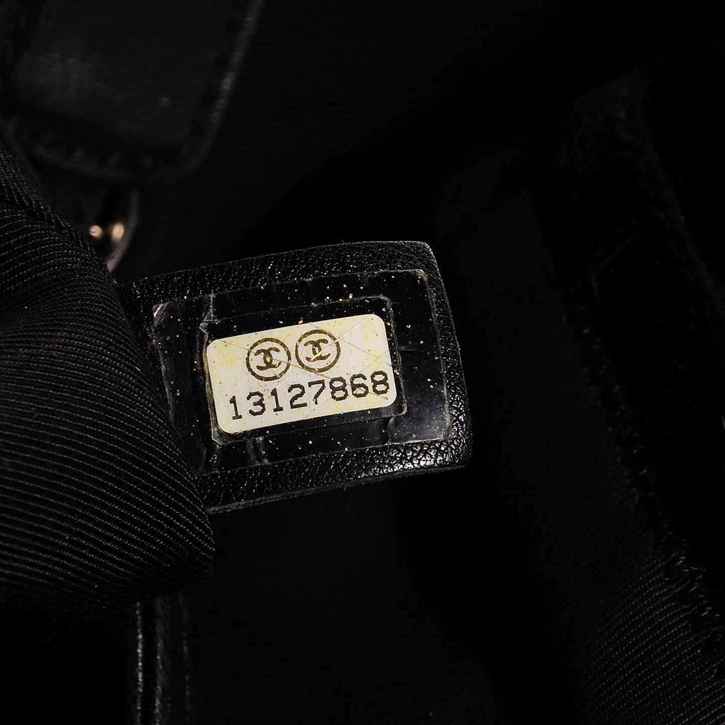 Vinyl Stretch Spirit Large Cabas Tote Black