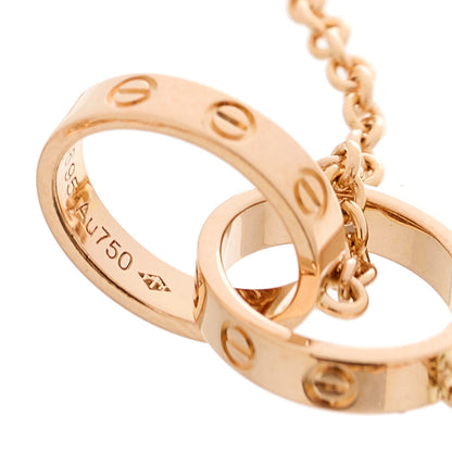Cartier 18K Pink Gold Interlocking LOVE Bracelet 4 of 5