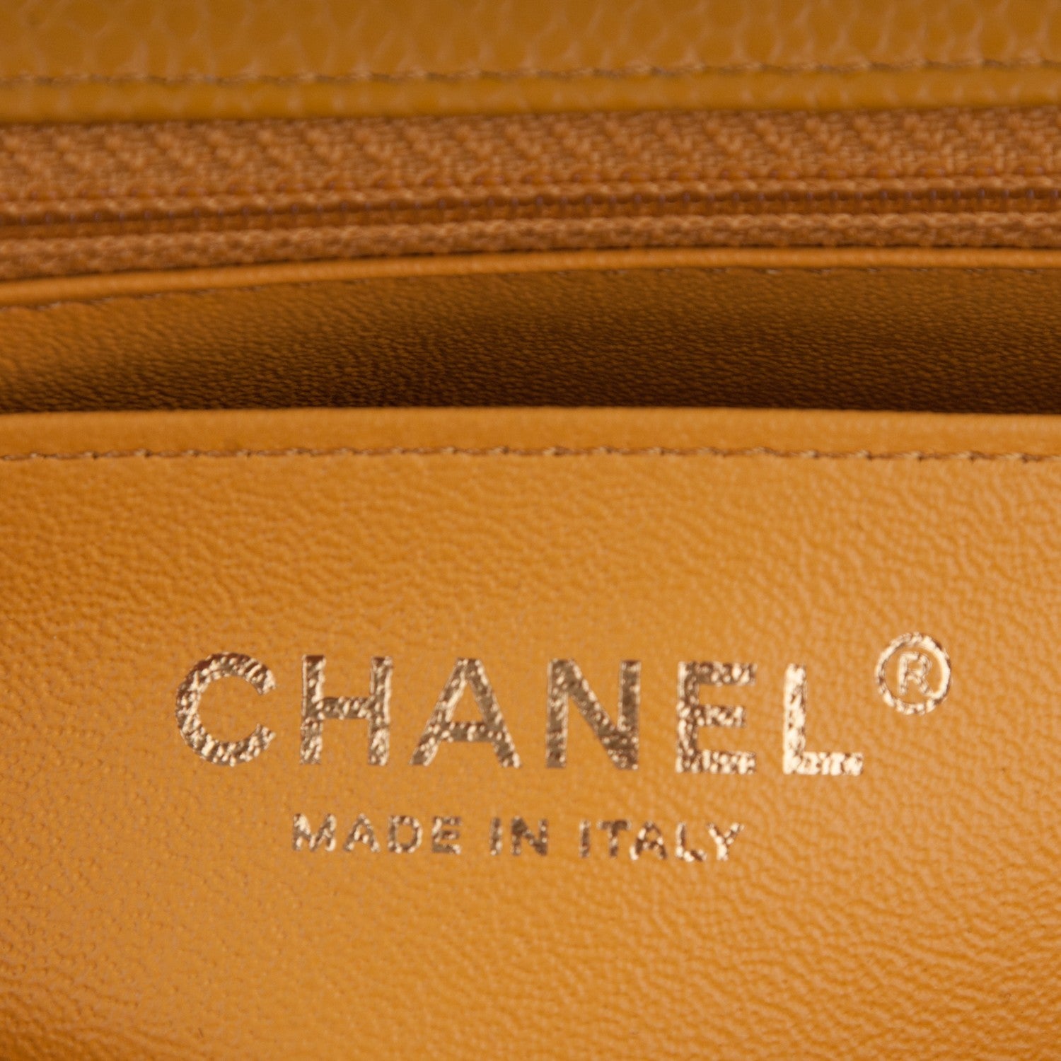 Chanel Caviar Quilted Mini Rectangular Flap Yellow 7 of 7