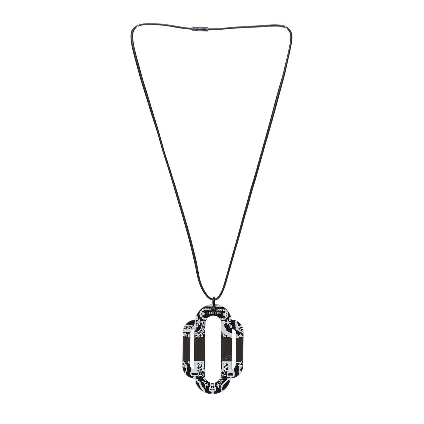 Enamel Swift Attelage Etriers Tattoo Pendant Necklace