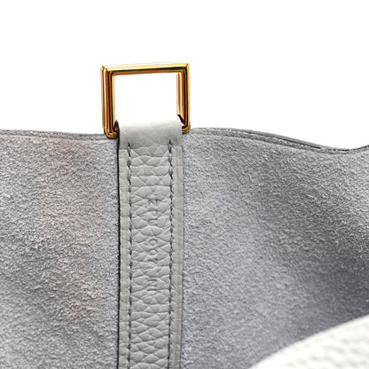 Hermes Taurillon Clemence Picotin Lock 18 PM Bleu Pale 7 of 11