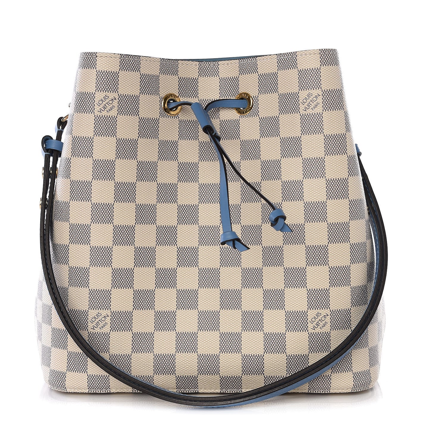 Damier Azur Neonoe MM Bleuet