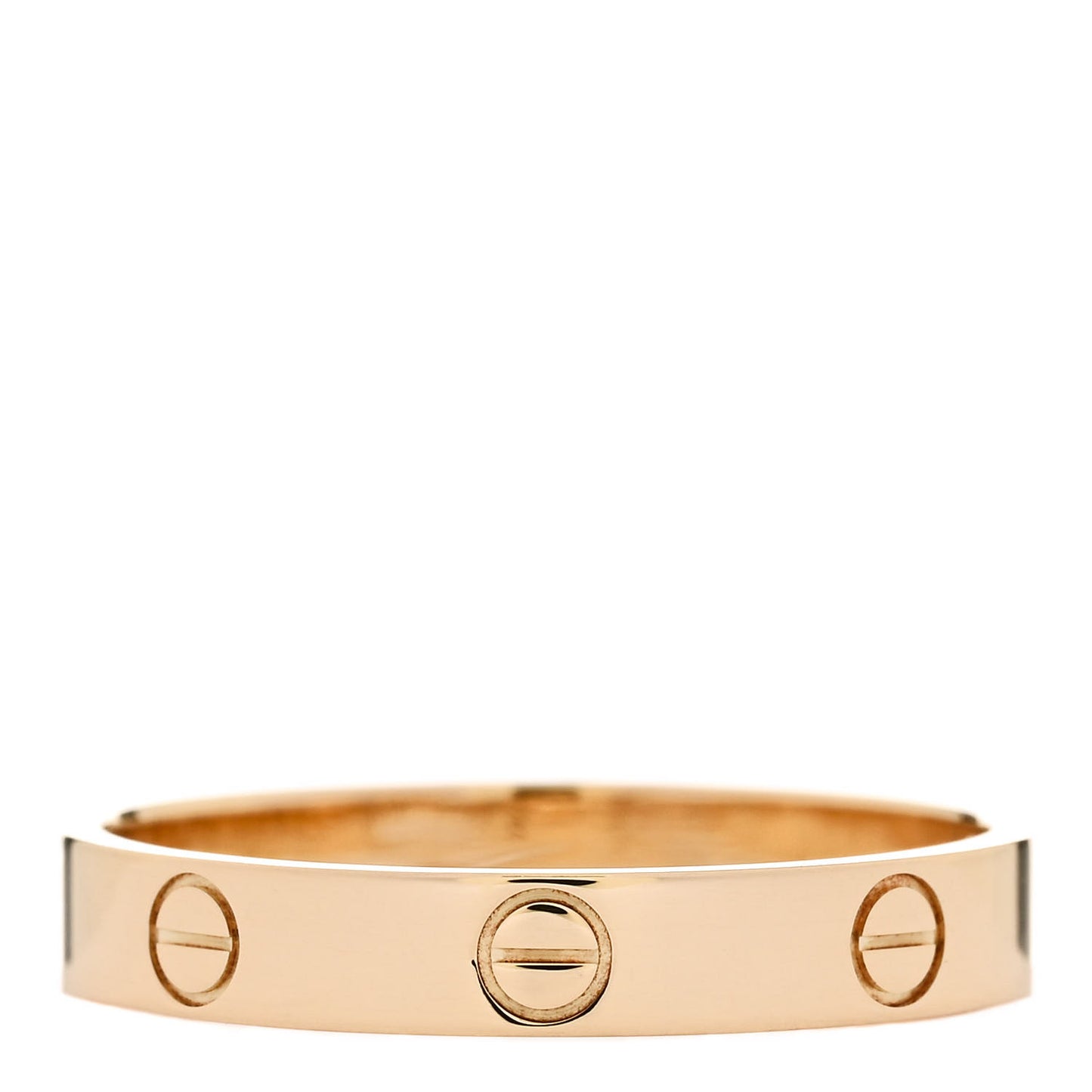 18K Yellow Gold 3.5mm LOVE Wedding Band Ring 61 9.5