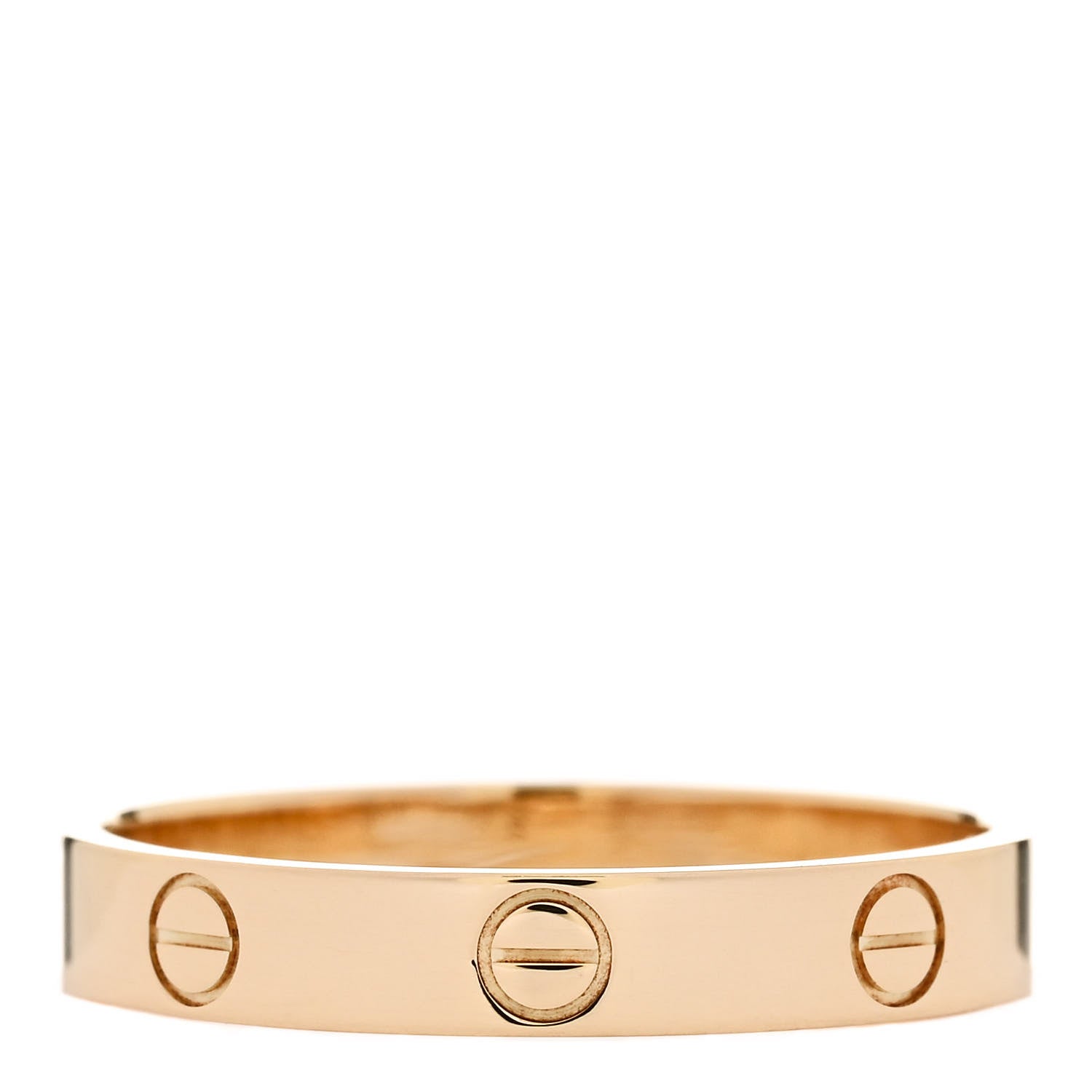 Cartier 18K Yellow Gold 3.5mm LOVE Wedding Band Ring 61 9.5 3 of 5