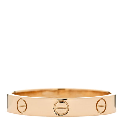 Cartier 18K Yellow Gold 3.5mm LOVE Wedding Band Ring 61 9.5 3 of 5