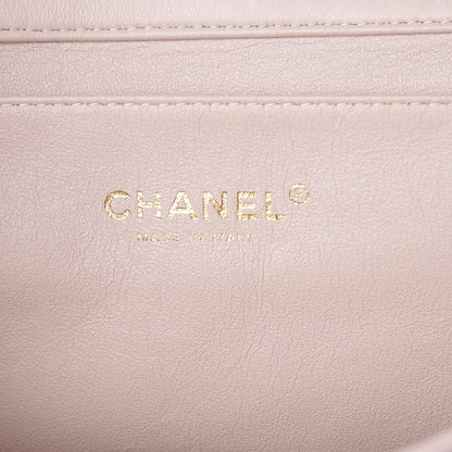 Chanel Lambskin Quilted Clutch With Chain Flap Beige Clair 6 of 11