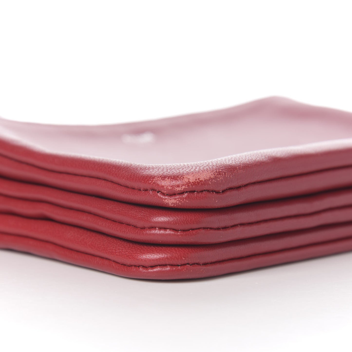 Lambskin Small Trio Crossbody Bag Red