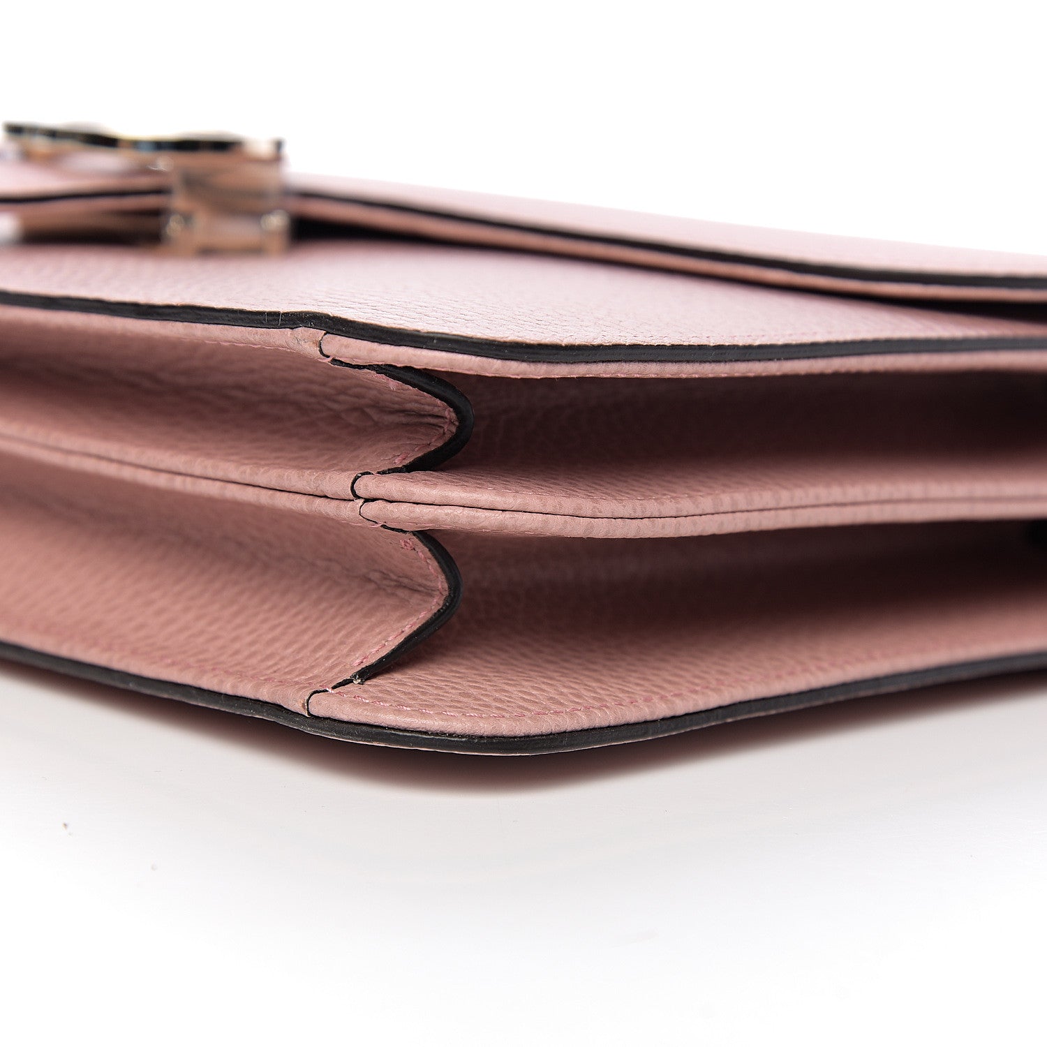 Gucci Dollar Calfskin Interlocking G Shoulder Bag Soft Pink 9 of 9