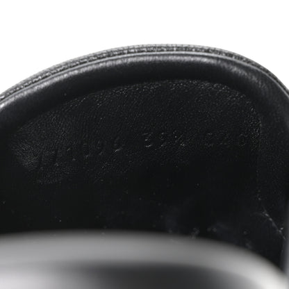 Gucci Goatskin Auroville Horsebit Mules 39.5 Black 9 of 9