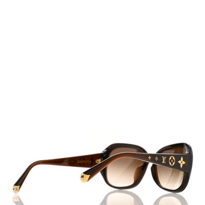 Louis Vuitton Acetate Obsession GM Sunglasses Z0459E Brown Glitter 3 of 7