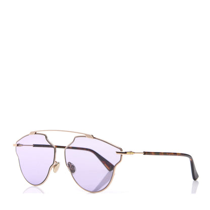 Christian Dior So Real Pop Sunglasses Rose Gold Purple 1 of 8