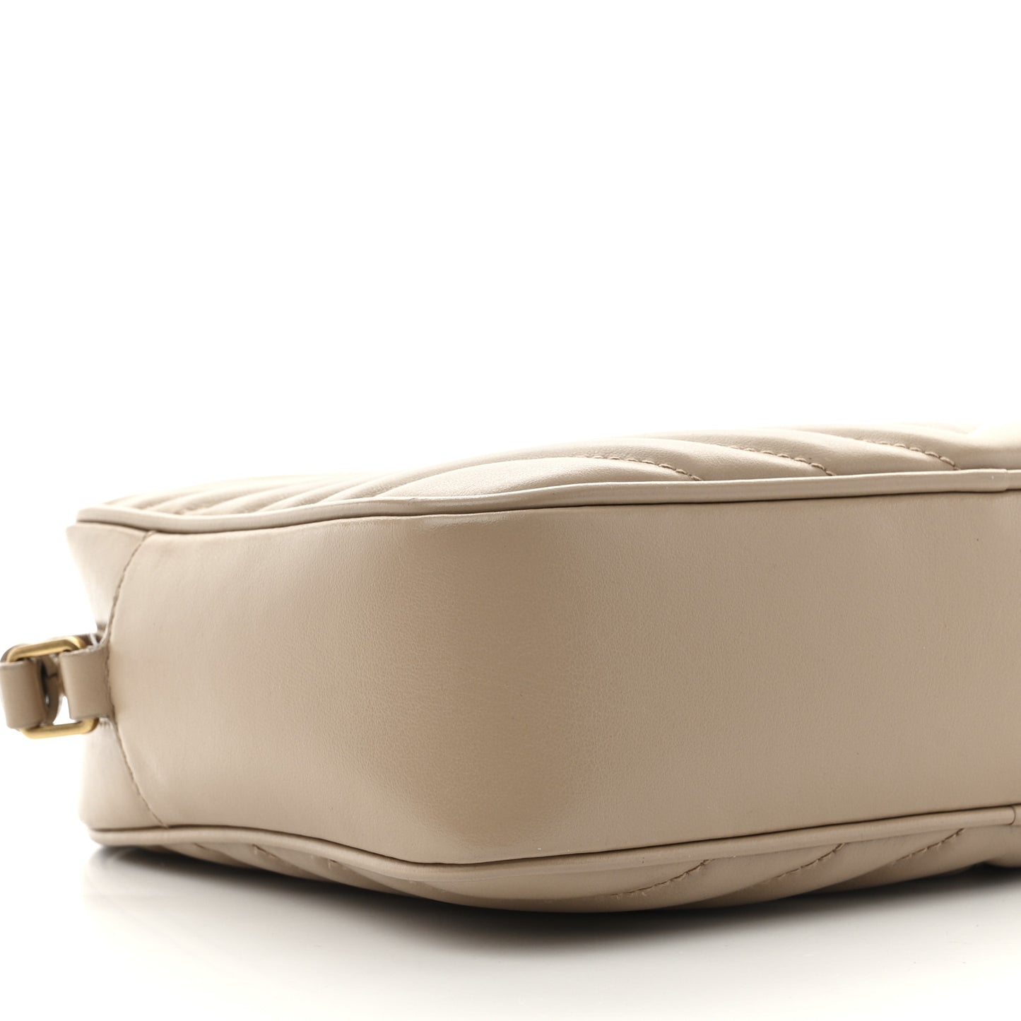 Calfskin Matelasse Monogram Lou Camera Bag Dark Beige