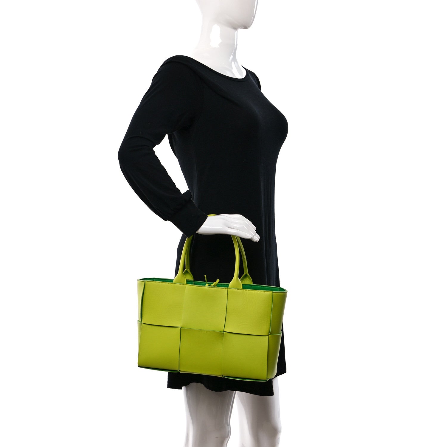 Bottega Veneta Nappa Maxi Intrecciato Small Arco Tote Acid 2 of 11