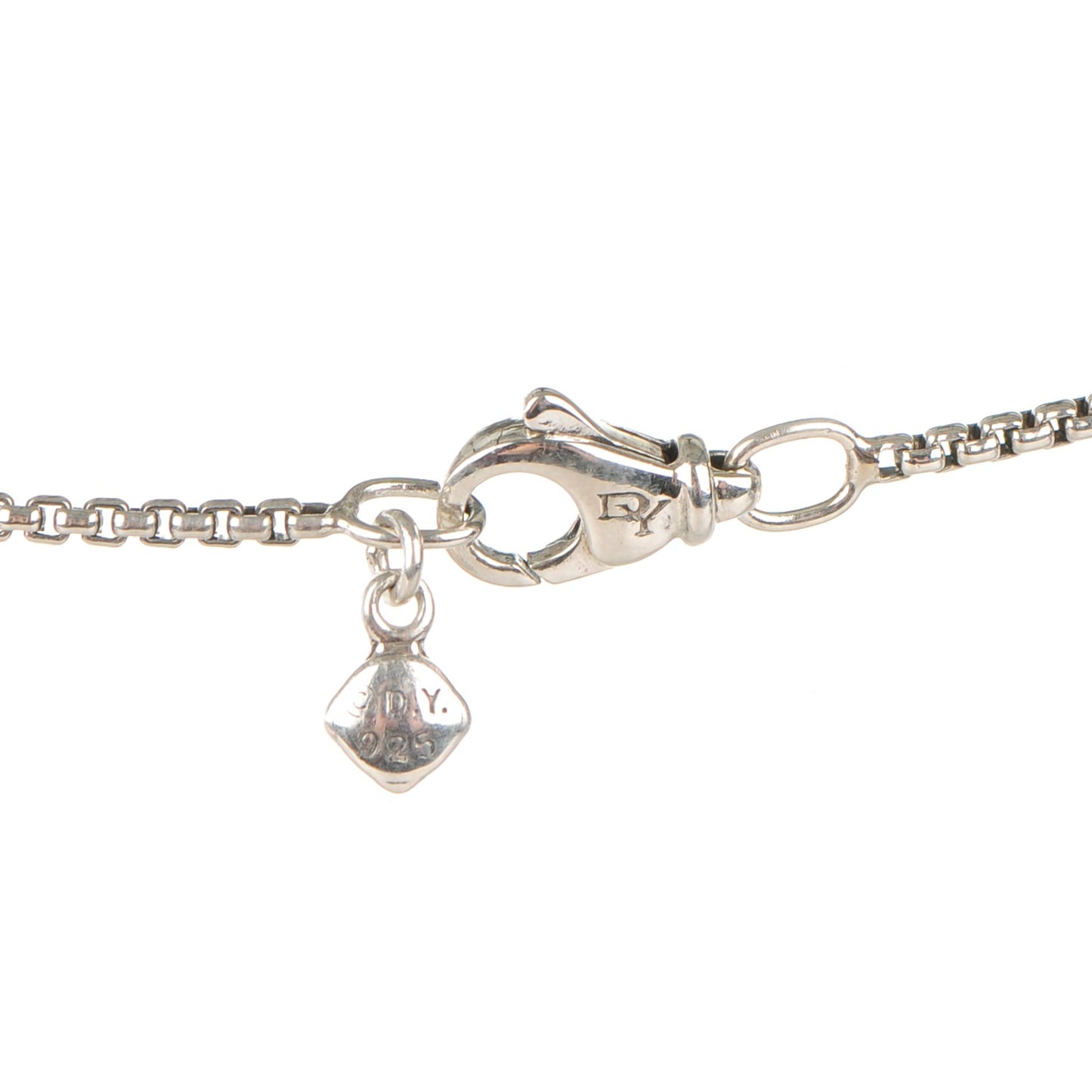 Sterling Silver Black Orchid Diamond 7mm Petite Albion Necklace
