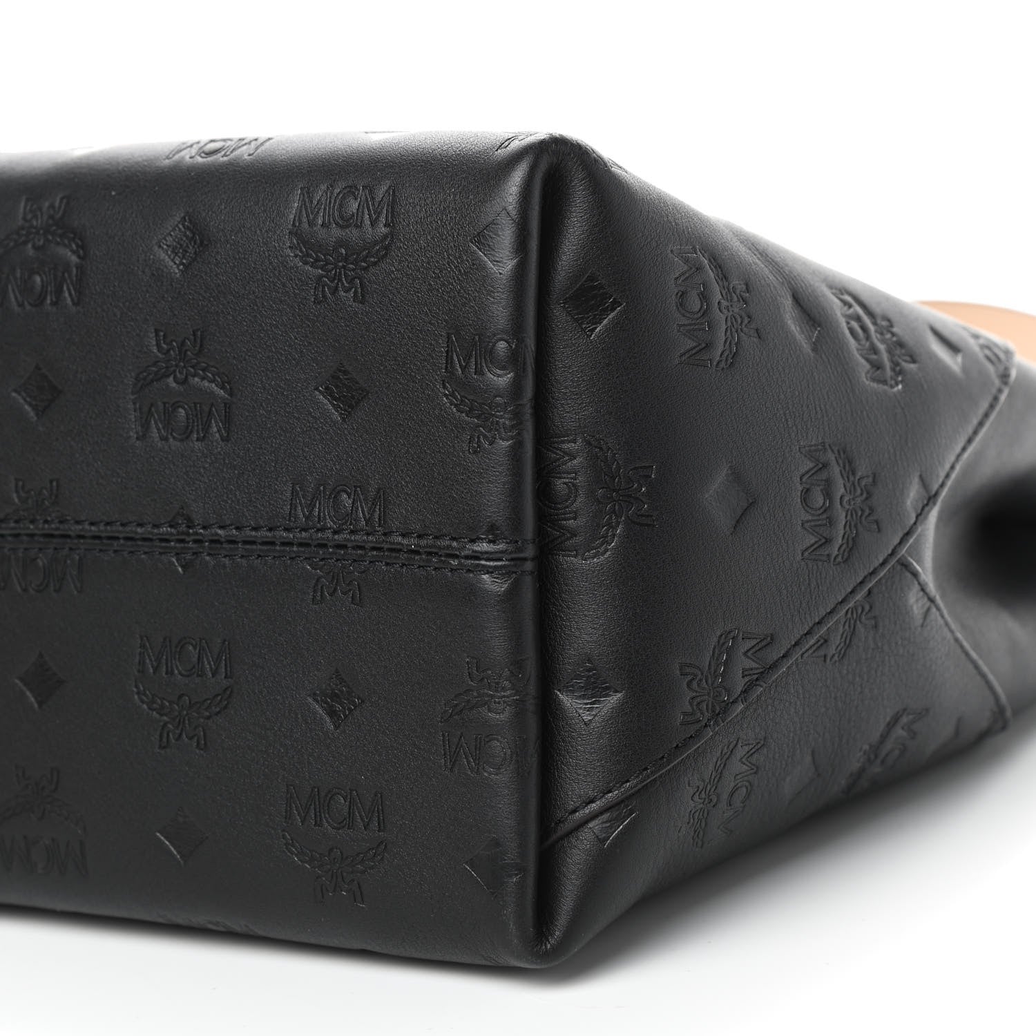 MCM Calfskin Ottomar Medium Klara Hobo Black 7 of 9