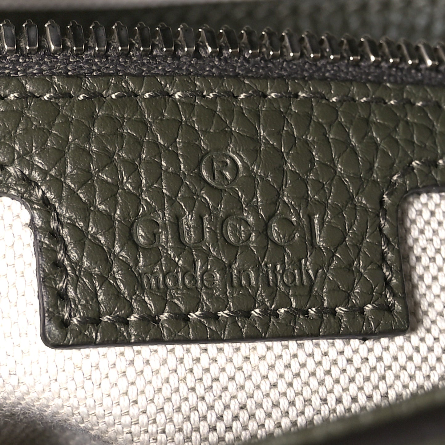 Calfskin Jumbo GG Embossed Double Buckle Medium Messenger Bag Dark Vintage Olive