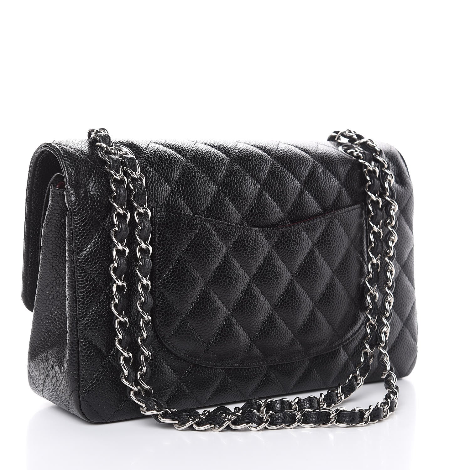 Chanel Caviar Quilted Medium Double Flap Black 3 of 10