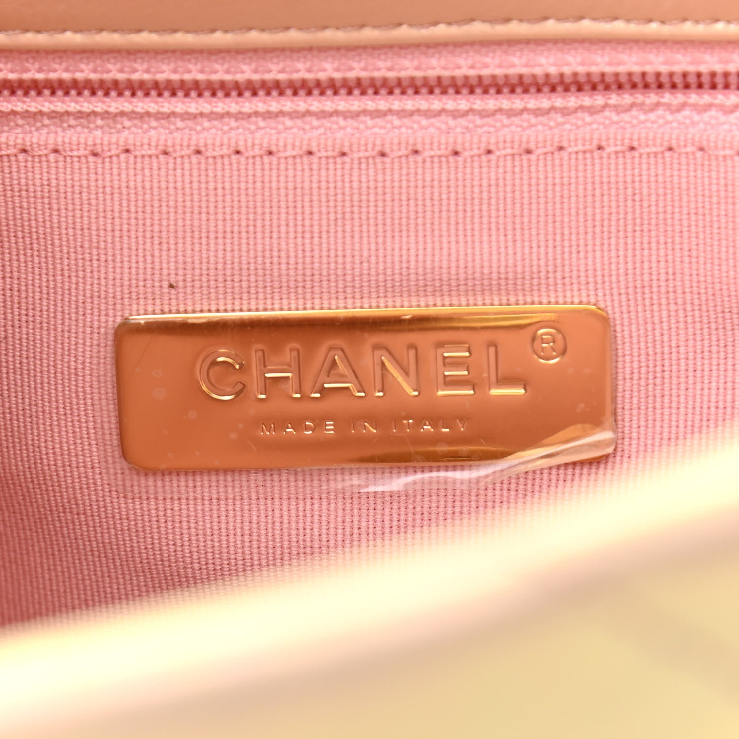 Chanel Iridescent Lambskin Quilted Medium Chanel 19 Flap Pink 6 of 11