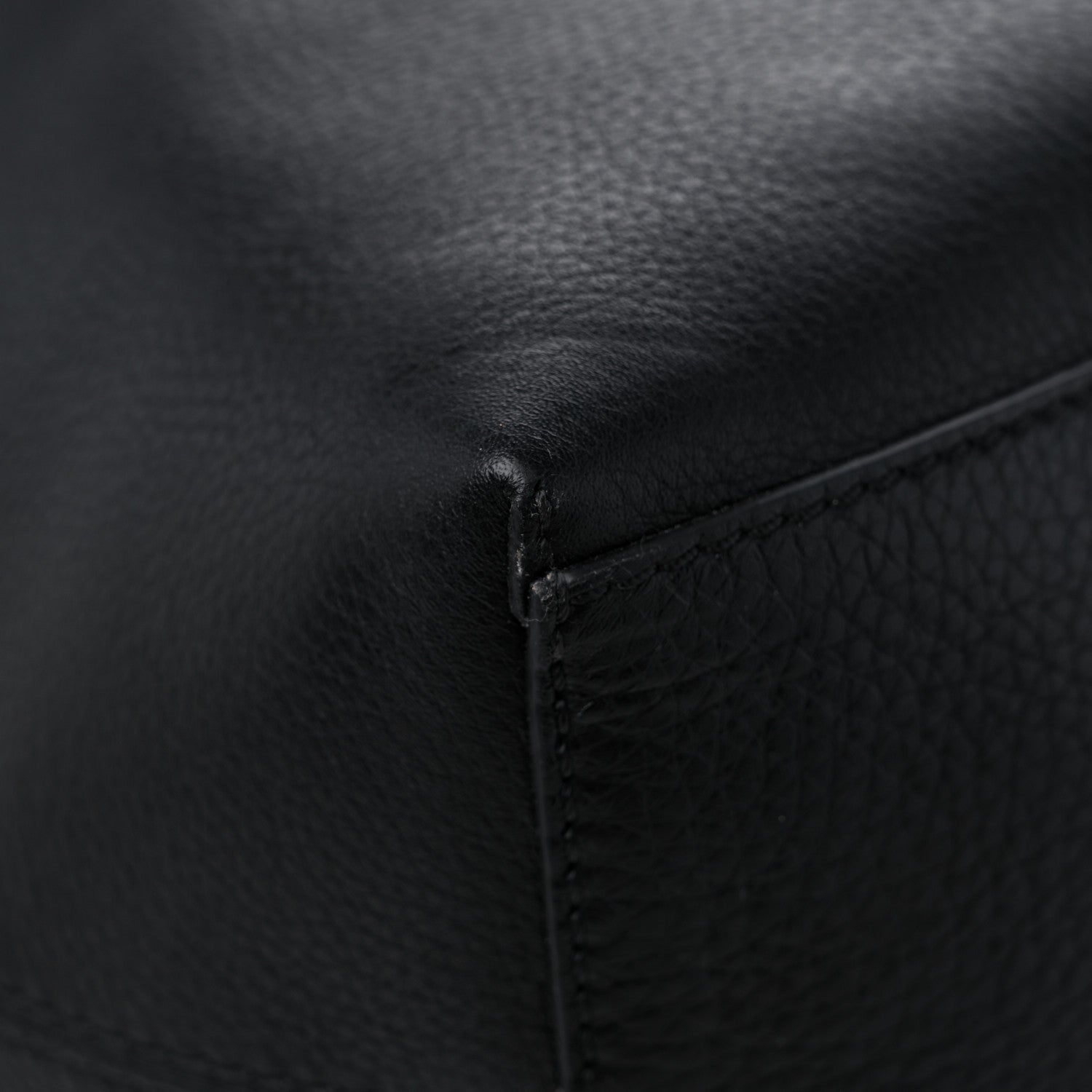 Valentino Garavani Grained Calfskin Rockstud Shoulder Tote Black 9 of 10