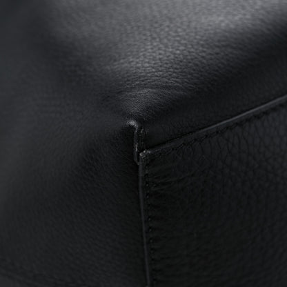 Valentino Garavani Grained Calfskin Rockstud Shoulder Tote Black 9 of 10