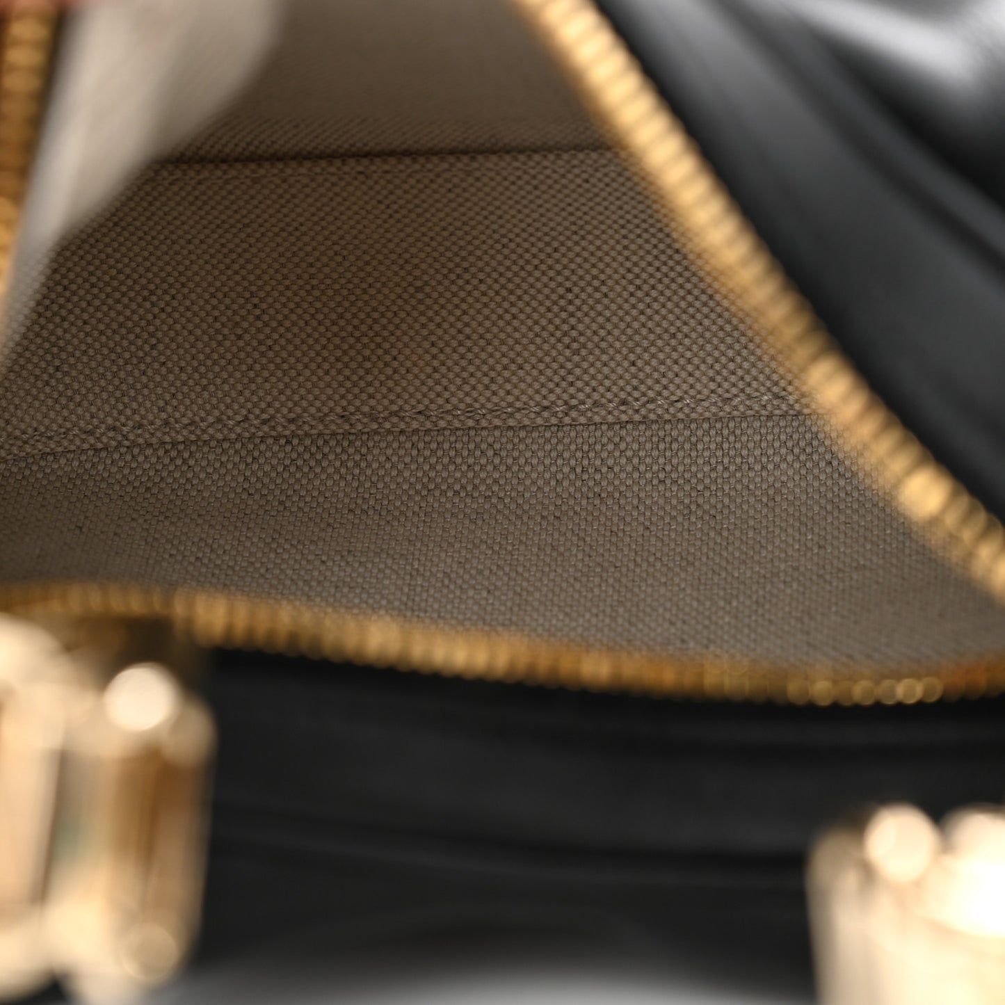 Aria Calfskin Web Small Attache Shoulder Bag Black