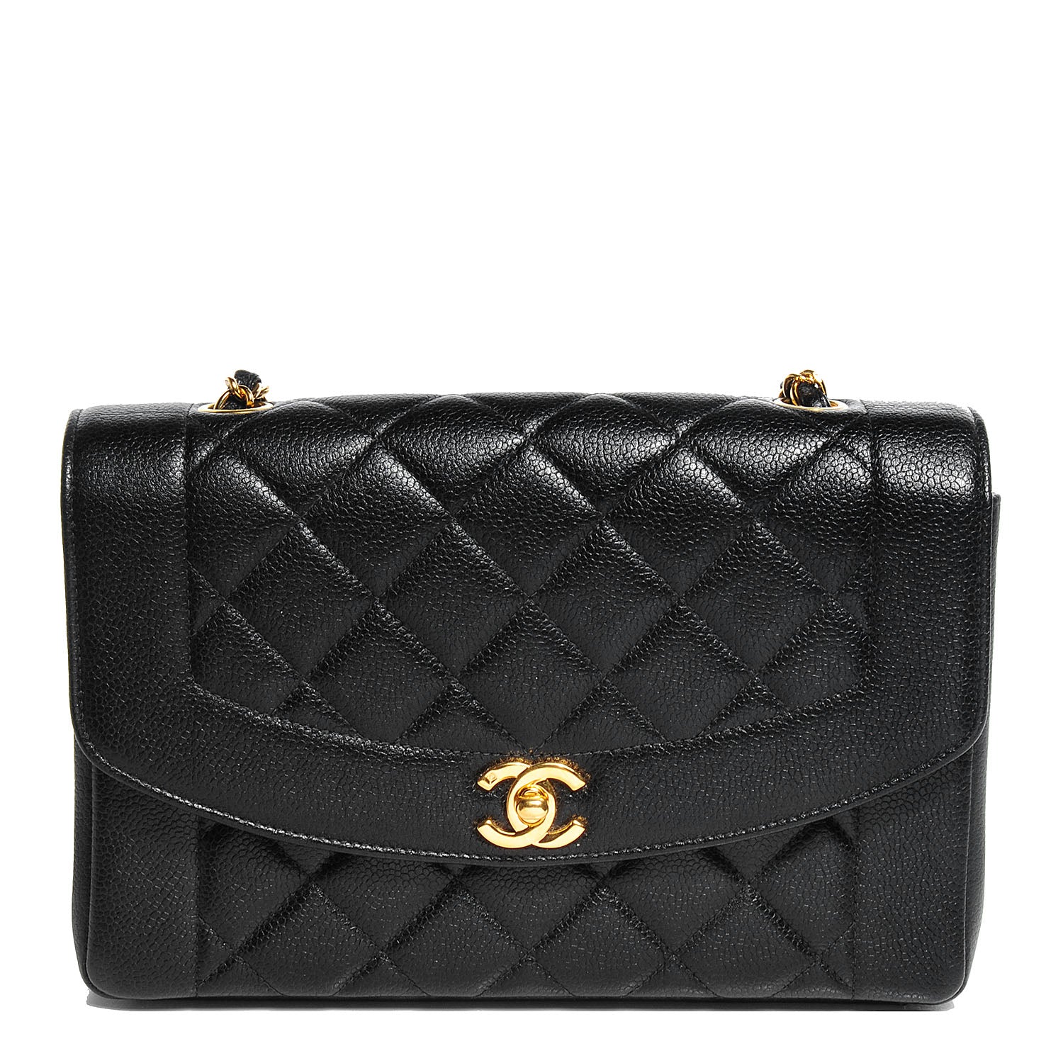 Chanel Caviar Quilted Medium Single Flap Black 1 of 8