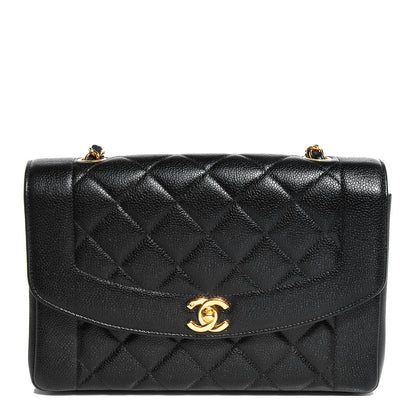 Chanel Caviar Quilted Medium Single Flap Black 1 of 8