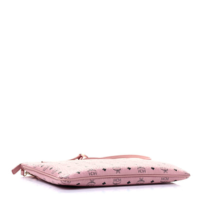 MCM Visetos Medium Crossbody Pouch Soft Pink 3 of 4