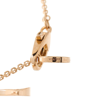 Bulgari 18K Rose Gold Diamond Mother of Pearl Divas' Dream Pave Pendant Necklace 6 of 6