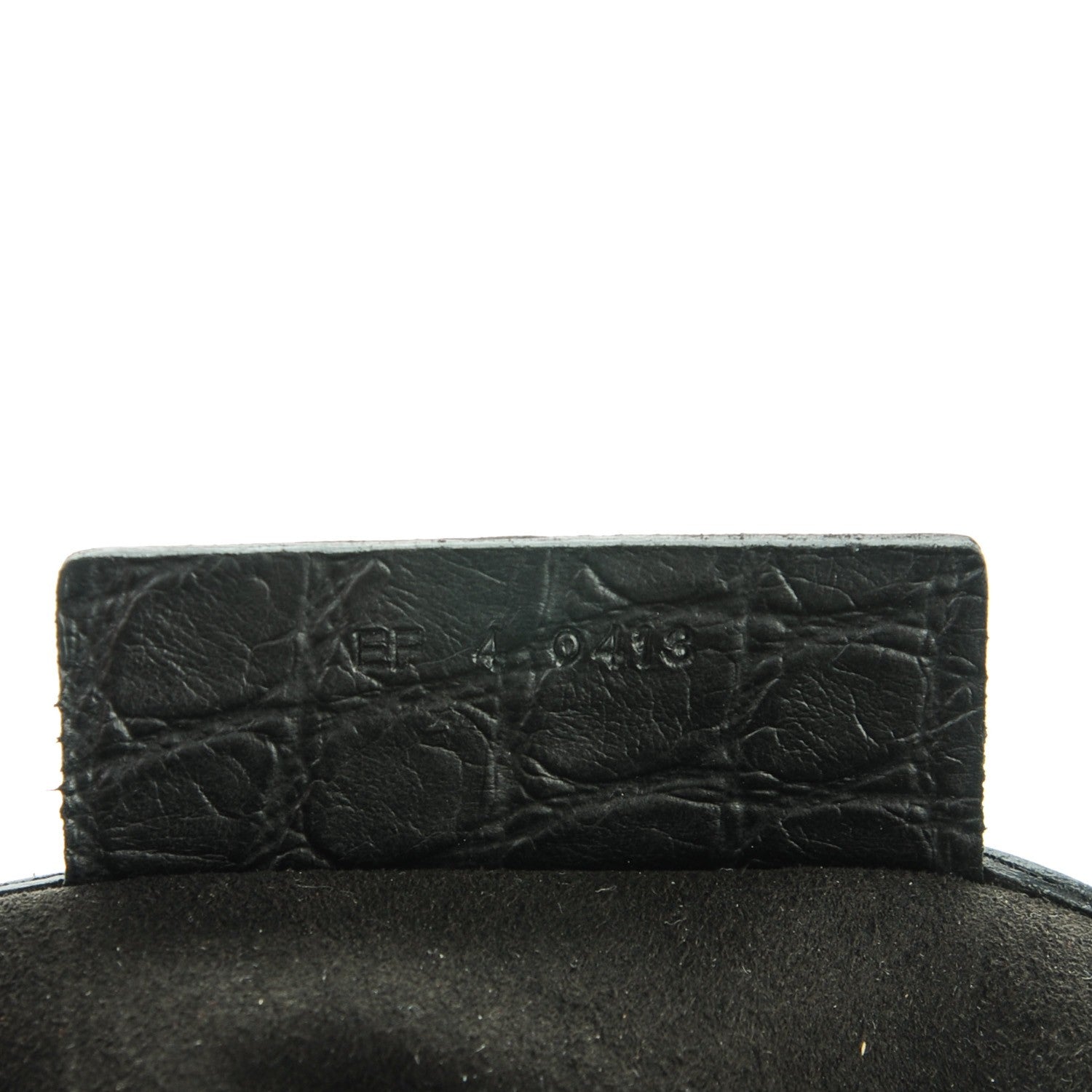 Givenchy Calfskin Crocodile Embossed Mini Lucrezia Black 7 of 7