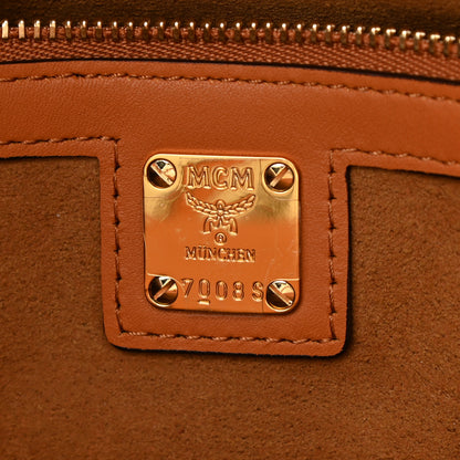 MCM Visetos Large Munich Tote Cognac 7 of 11