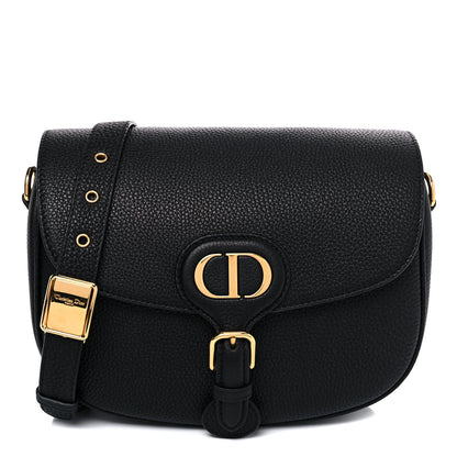 Christian Dior Grained Calfskin Medium Bobby Flap Black 1 of 11