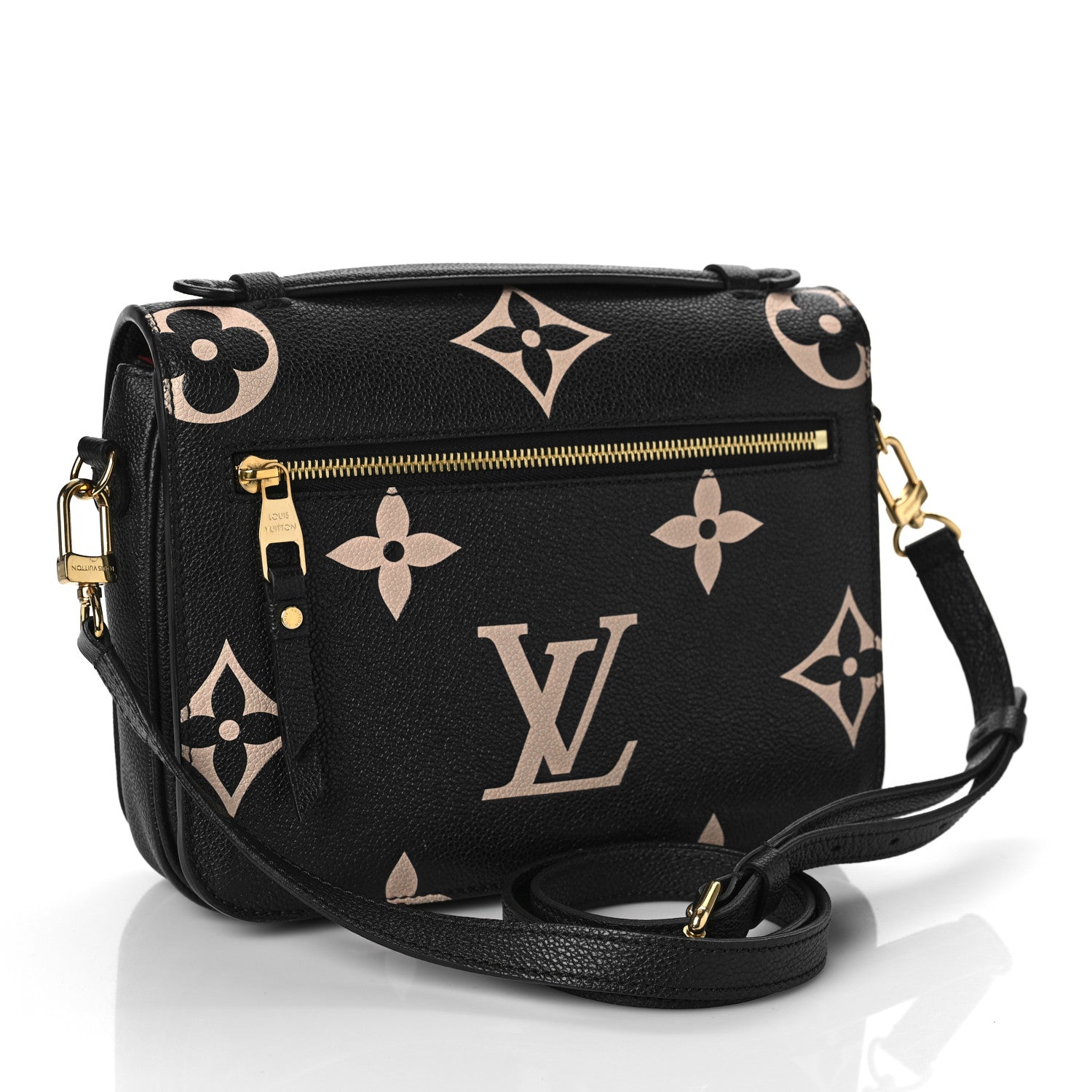 Louis Vuitton Empreinte Monogram Giant Pochette Metis Black Beige 3 of 13