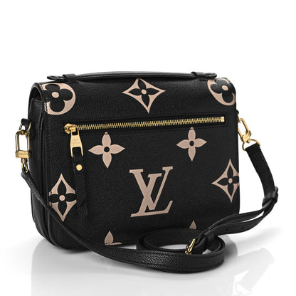 Louis Vuitton Empreinte Monogram Giant Pochette Metis Black Beige 3 of 13