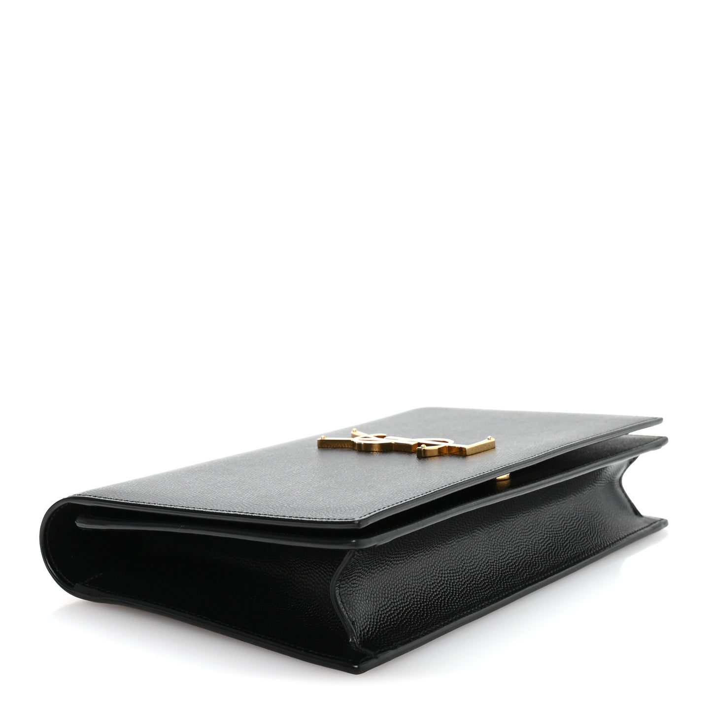 Grain De Poudre Classic Monogram Kate Clutch Black