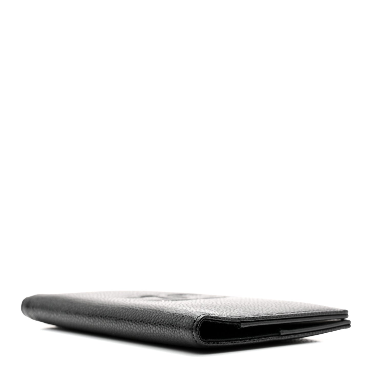 Caviar Timeless Passport Holder Black
