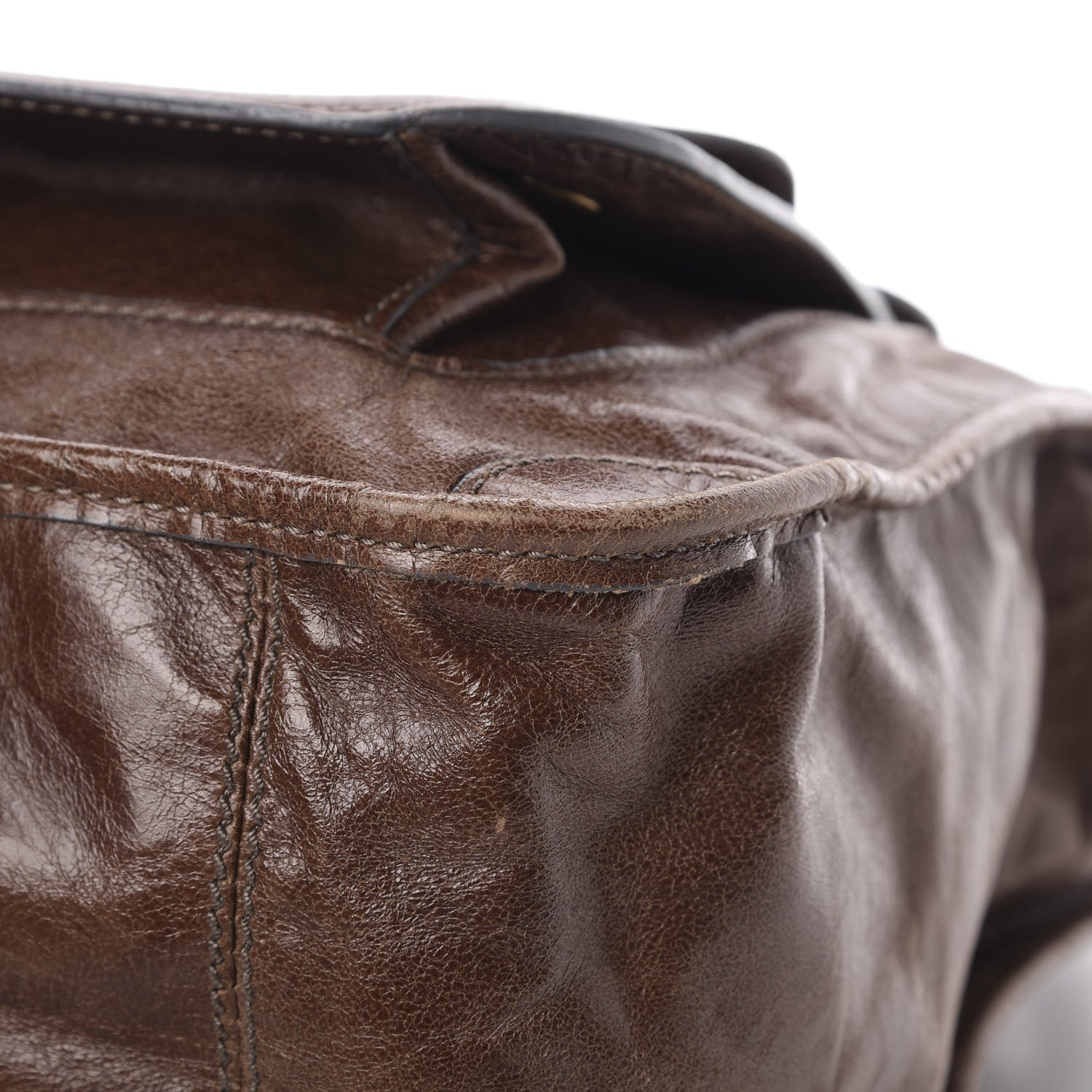 Chloe Calfskin Bay Tote Brown 11 of 16