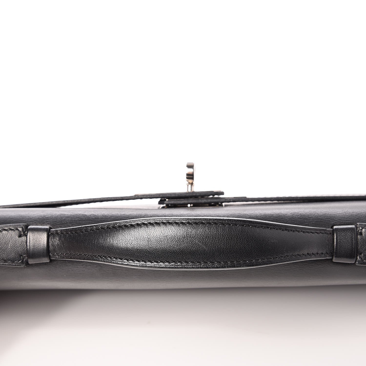 Hermes Swift Kelly Cut Clutch Pochette Black 9 of 23