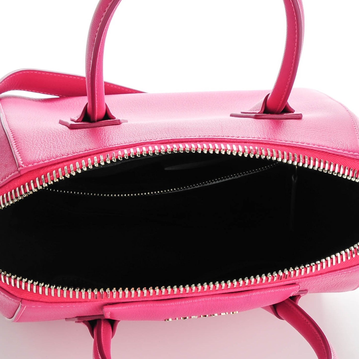 Sugar Goatskin Small Antigona Fuchsia