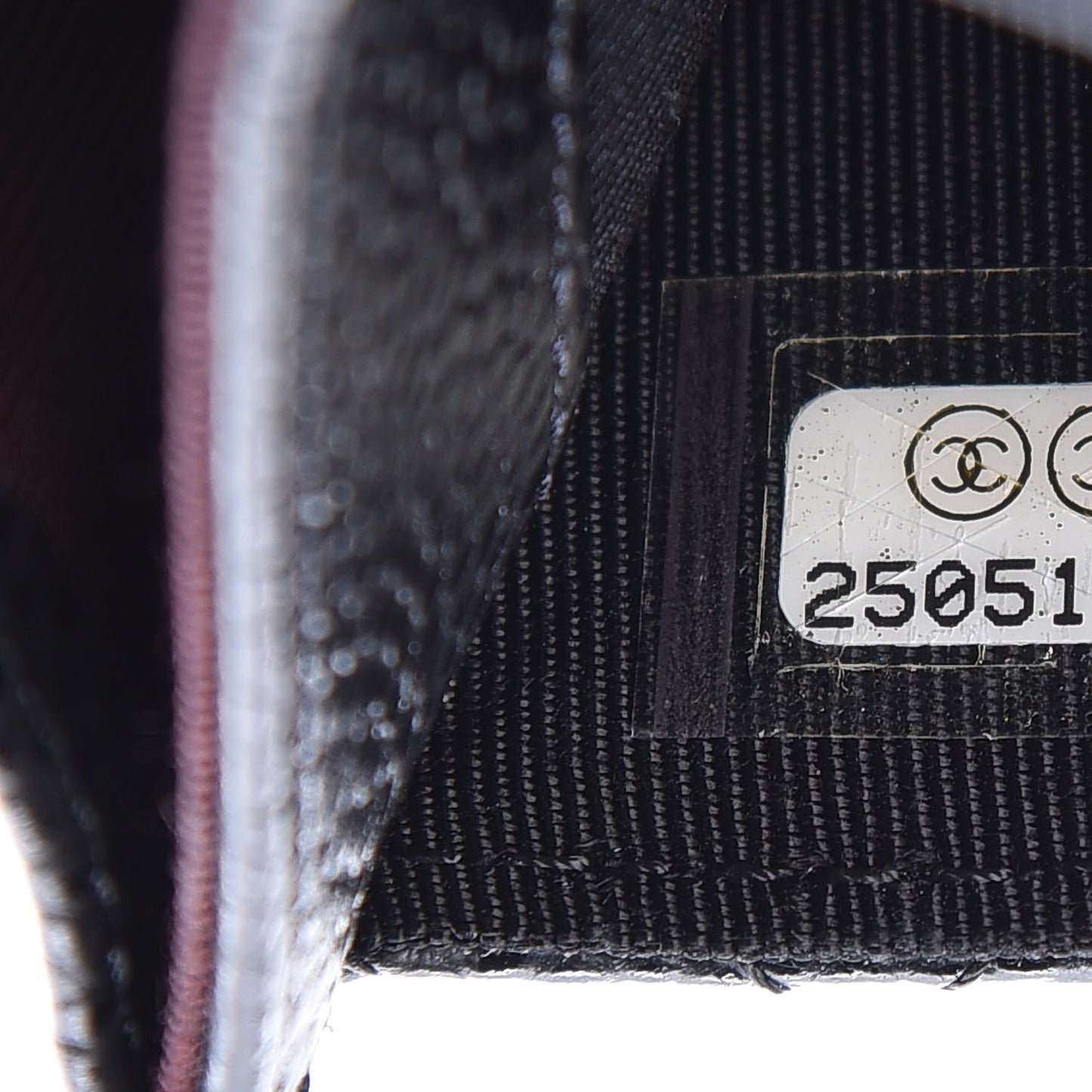 Caviar Quilted Flap Card Holder Black