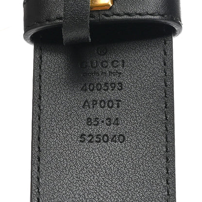 Gucci Calfskin Double G 40mm Belt 85 34 Black 5 of 6