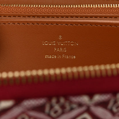 Louis Vuitton Jacquard Since 1854 Zippy Wallet Bordeaux 6 of 8