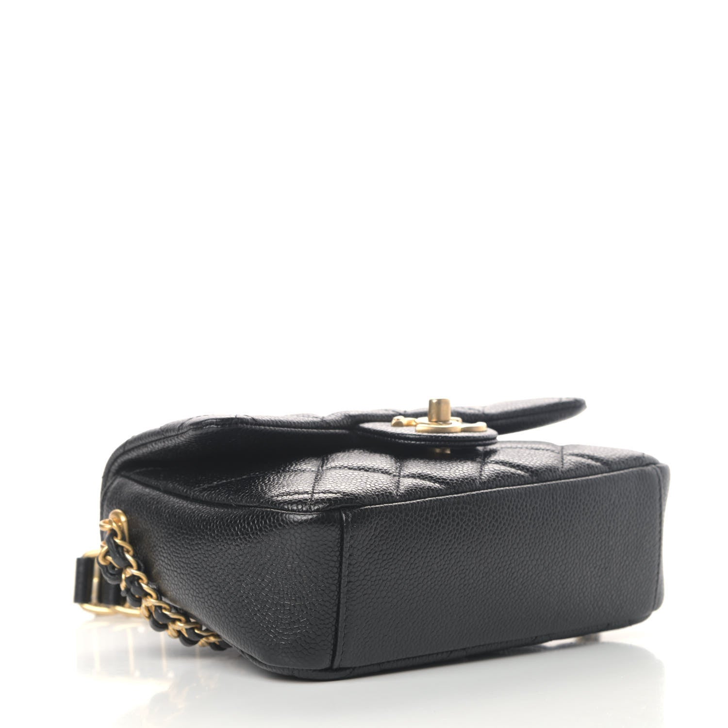 Chanel Caviar Quilted Mini Chain Soul Flap Black 3 of 4