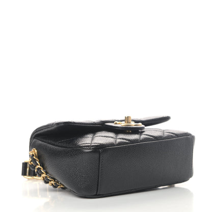 Chanel Caviar Quilted Mini Chain Soul Flap Black 3 of 4